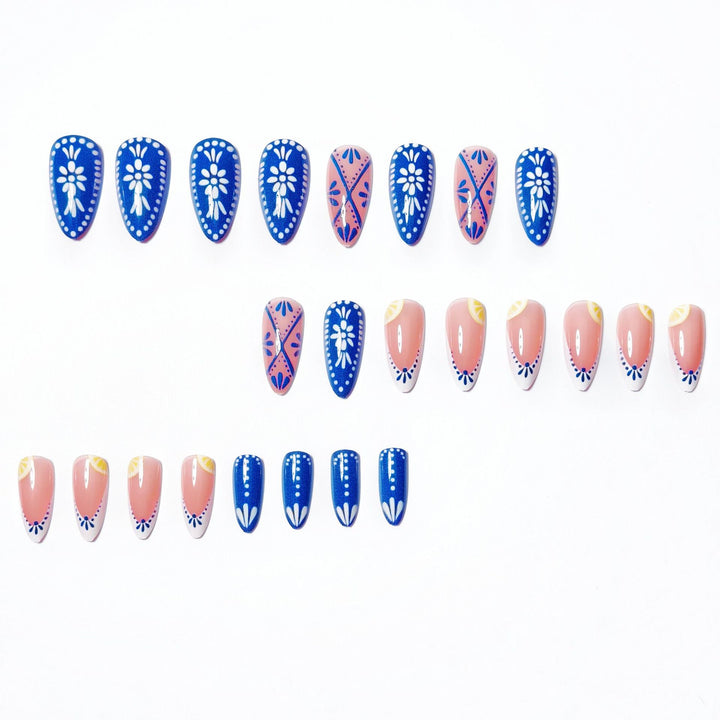 Artistic Floral Nail Art Set Bowlift