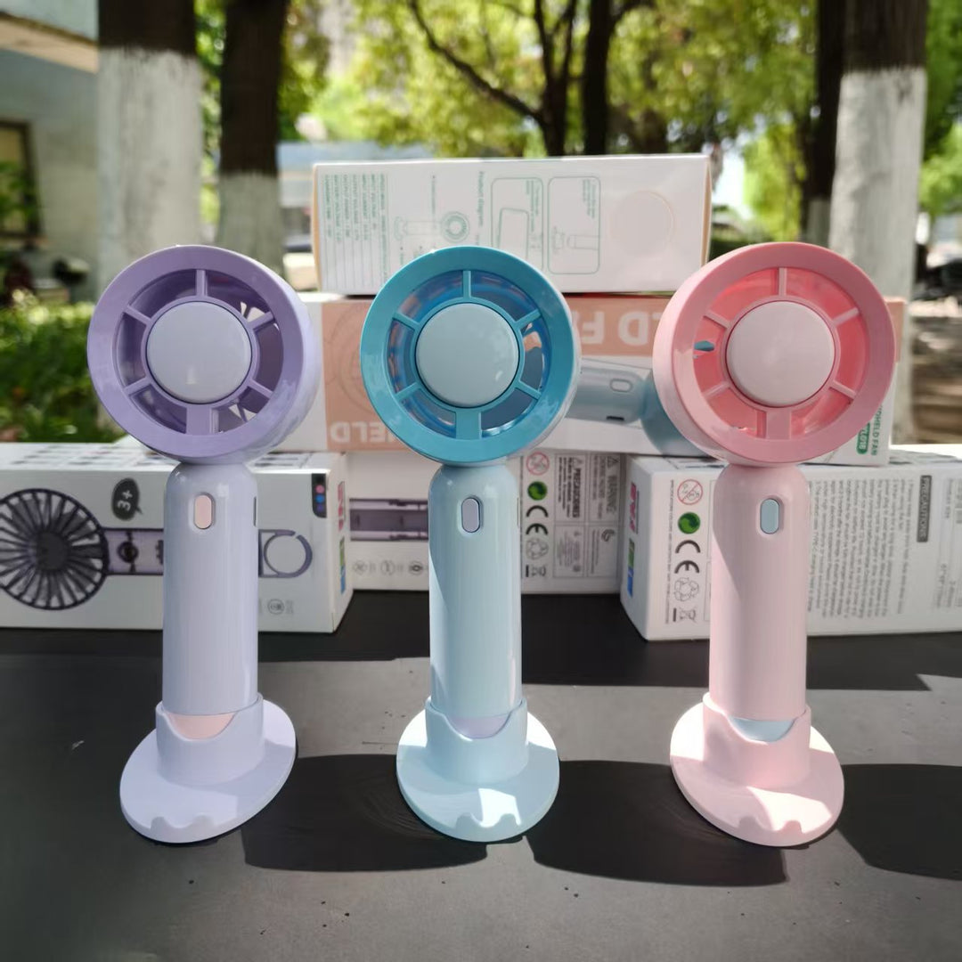 Unisex Portable Handheld Fan with Rechargeable Battery Bowlift