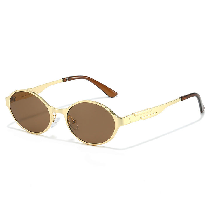 Unique Oval Frame Sunglasses Bowlift
