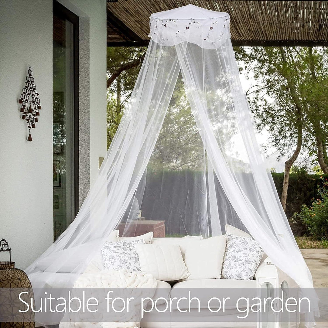 Elegant Canopy Bed Mosquito Net Bowlift