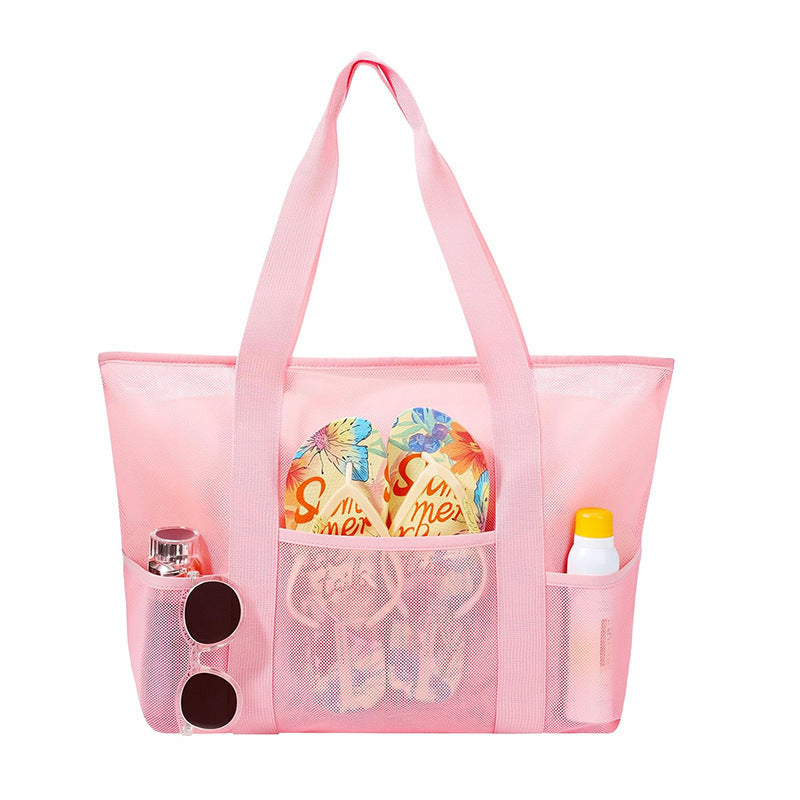 Multifunctional beach bag with practical mesh pockets Bowlift