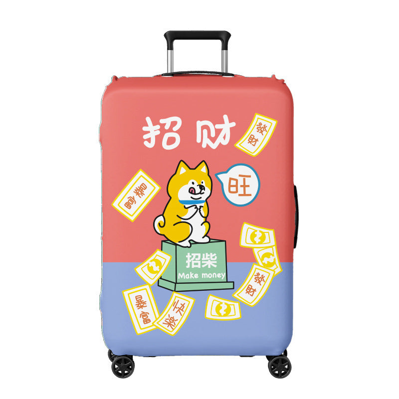 Unisex hard-shell travel suitcase with creative ice cream design Bowlift