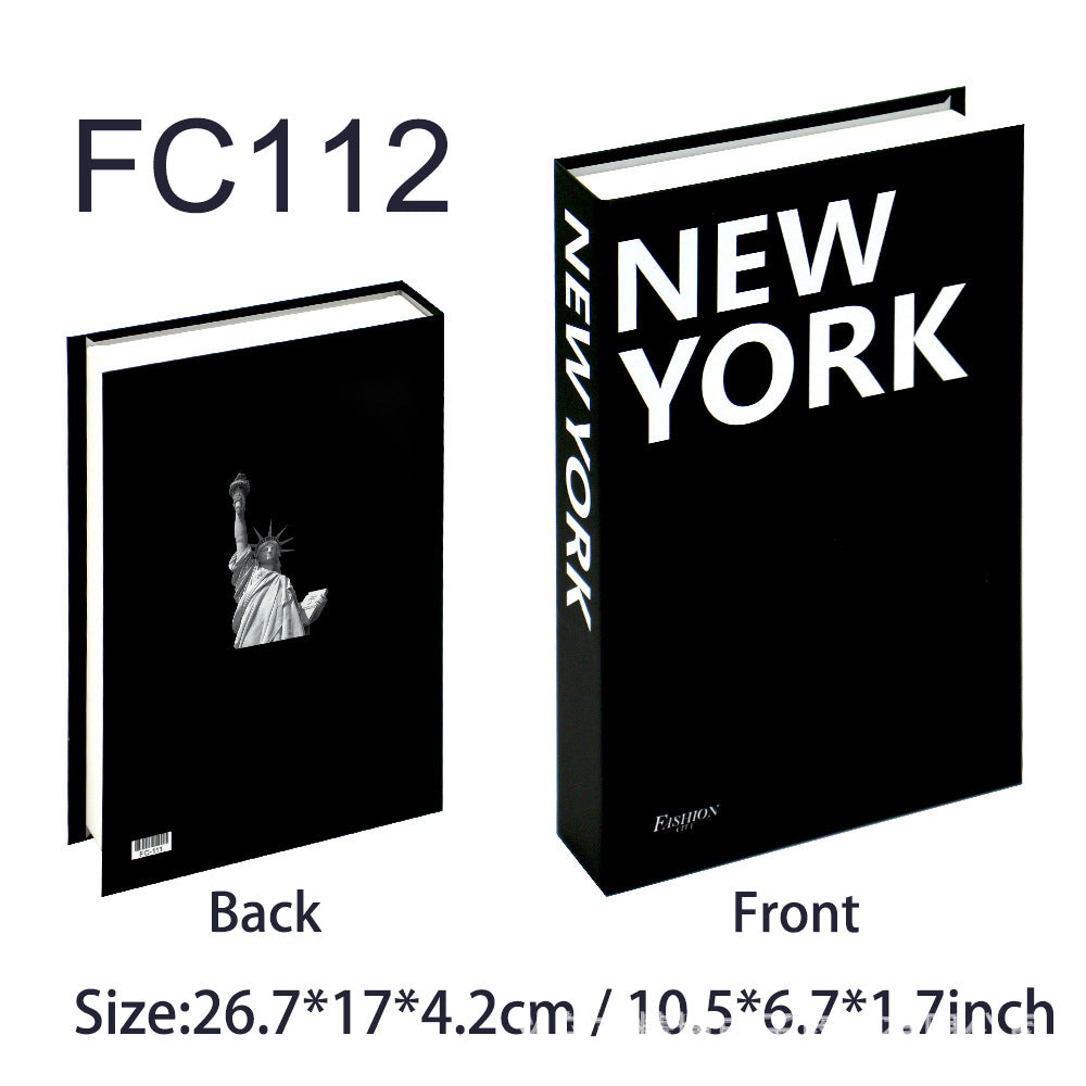 Decorative Hardcover Hidden Storage Book Safe Bowlift