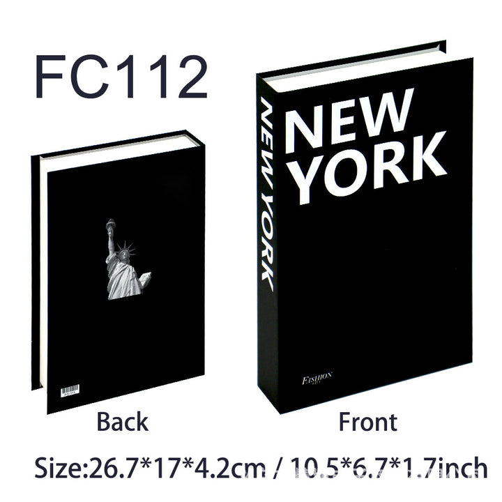 Decorative Hardcover Hidden Storage Book Safe Bowlift