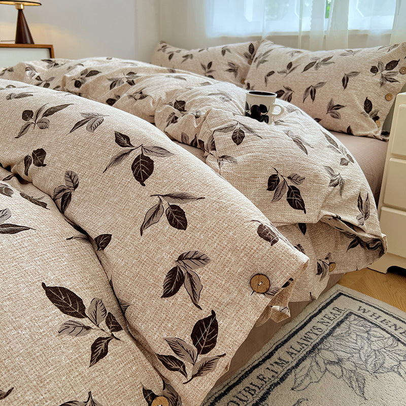 Premium Floral Patterned Duvet Cover Set