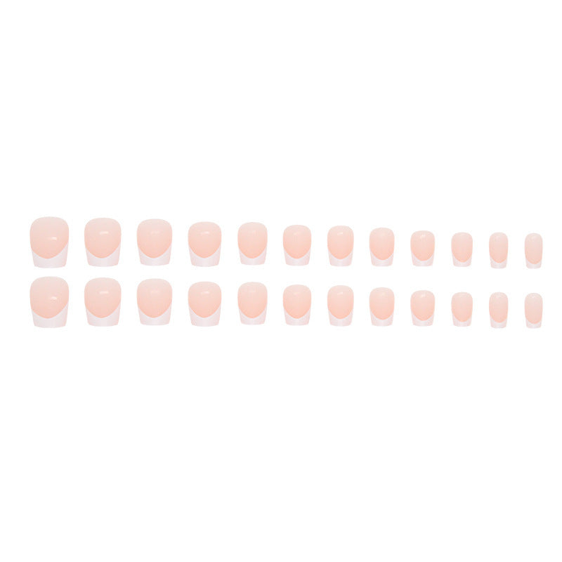 French Tip Acrylic Nail Extensions Bowlift