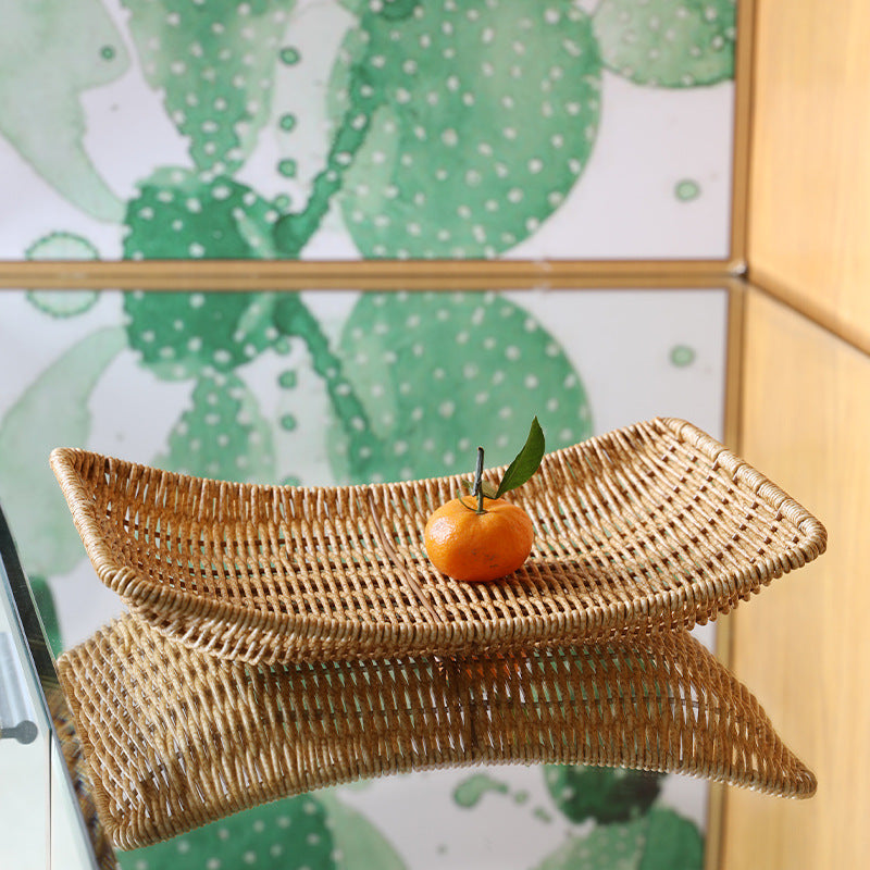 Unisex Handcrafted Basket with Elegant Shape Bowlift