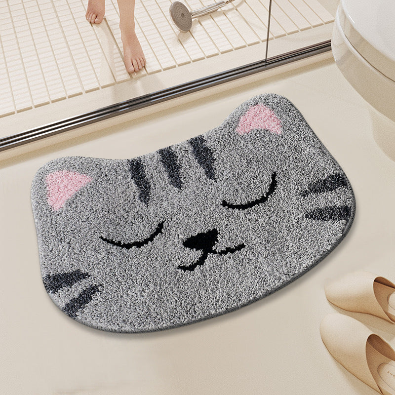 Cute Animal Character Bath Mat Bowlift