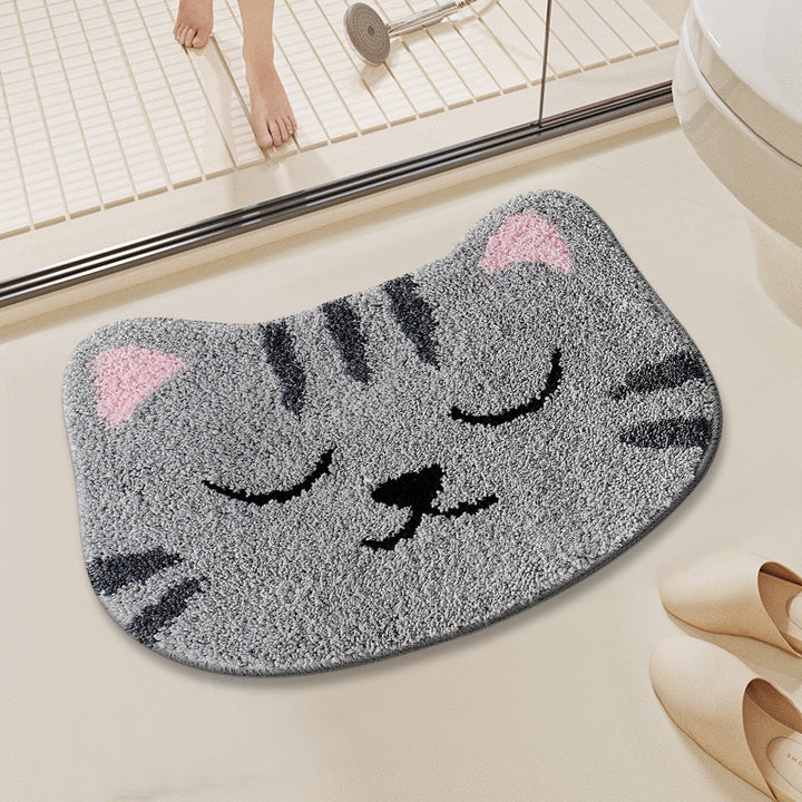 Cute Animal Character Bath Mat Bowlift