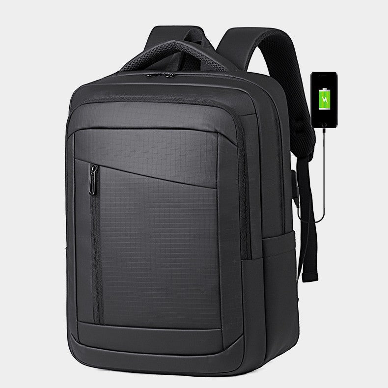 Backpack with Expandable Compartment System and Breathable Back Bowlift