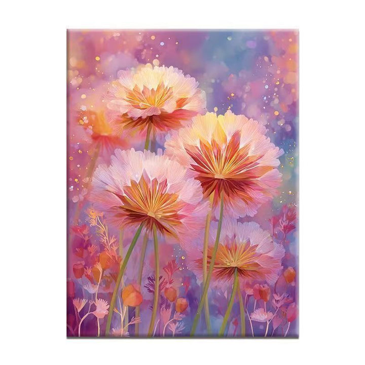 Floral Fantasy Illustration Canvas Art Bowlift