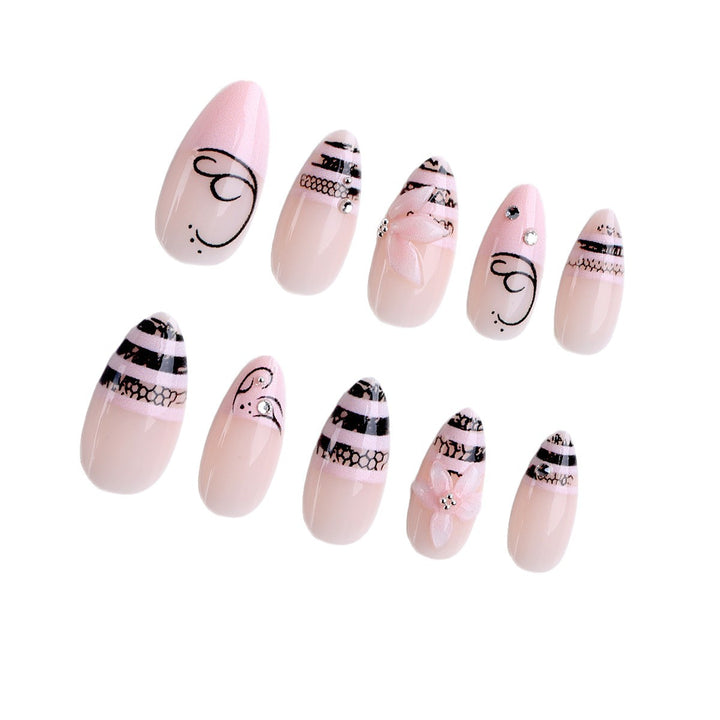 Artistic Themed Press-On Nail Collection Bowlift