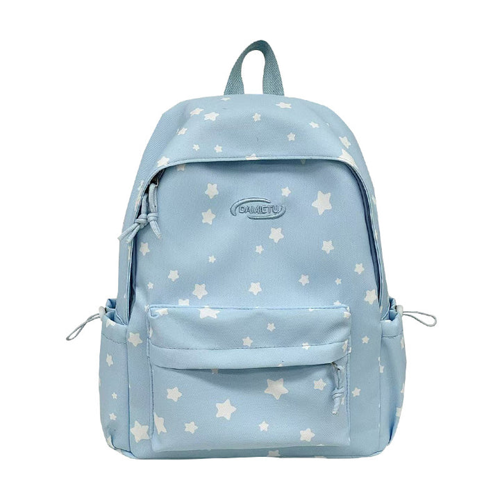 Star-Patterned Lightweight Backpack Bowlift
