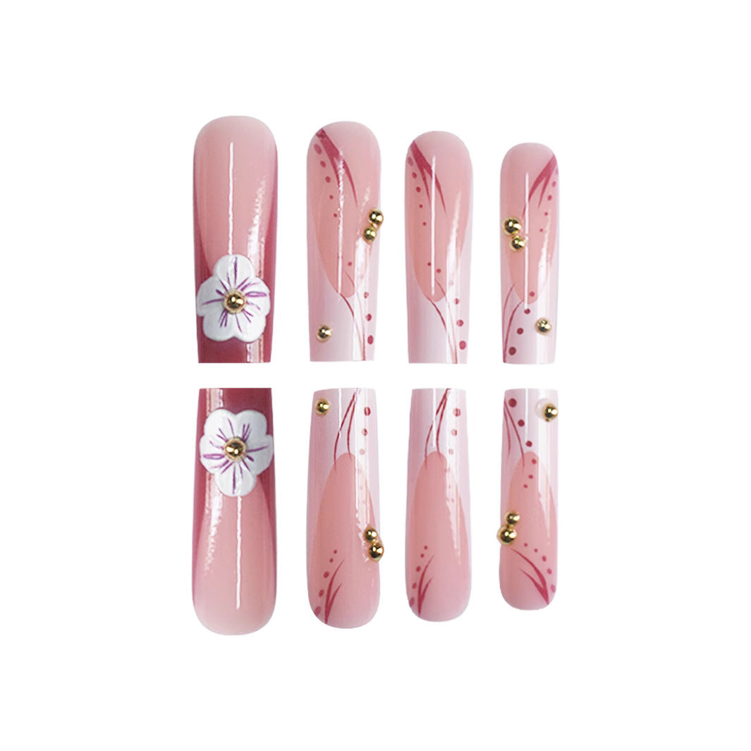 Artistic Cartoon-Themed Press-On Nails Bowlift