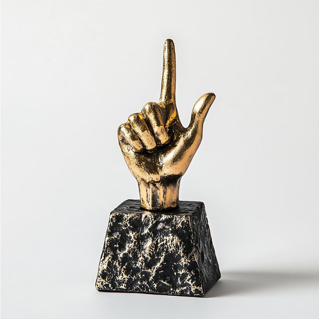 Decorative Hand Gesture Sculpture