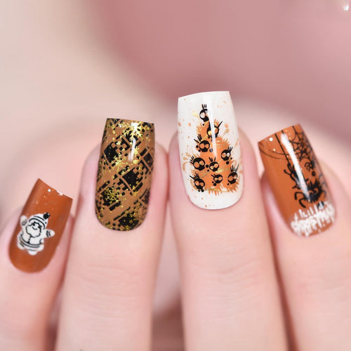 Halloween Artificial Nails Set Bowlift