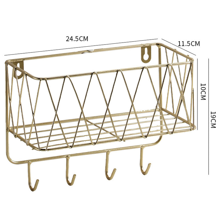 Decorative Wall-Mounted Storage Basket Bowlift
