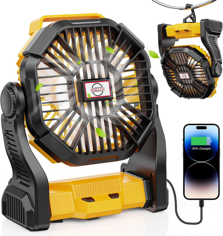 Portable Battery-Operated Fan Bowlift