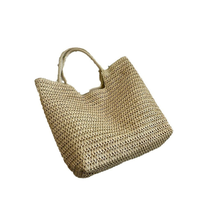 Handcrafted natural fiber tote bag Bowlift