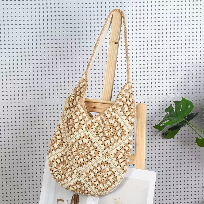 Handmade Crochet Shopper Bag Bowlift
