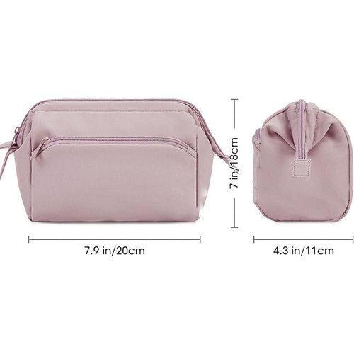 Cosmetic Organizer Bag with Versatile Compartment Division Bowlift