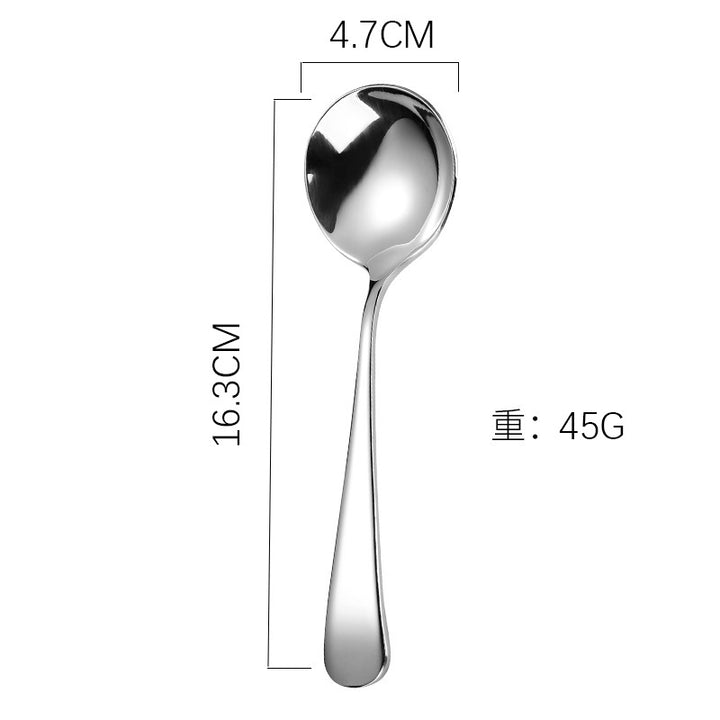 Elegant Dessert Spoon with High-Quality and Non-Slip Grip Design Bowlift