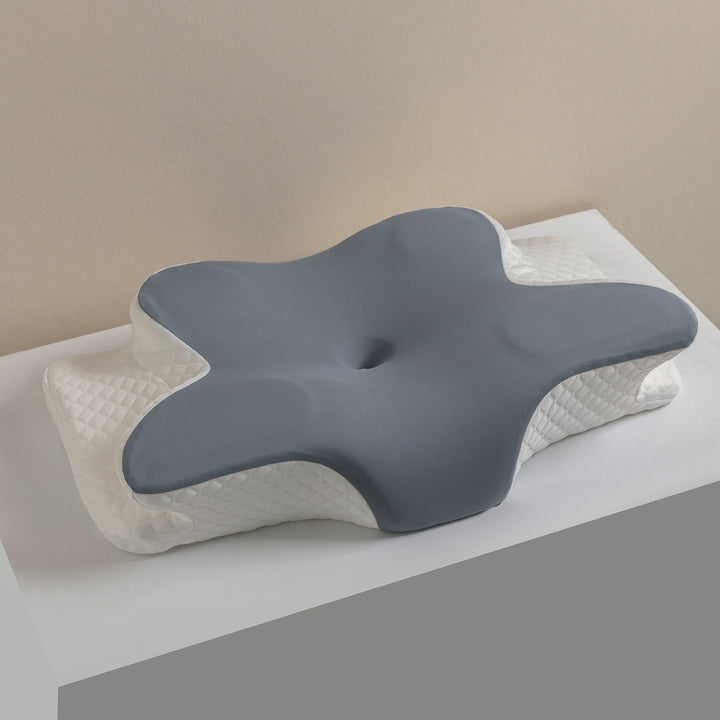 Ergonomic pillow with contoured design for optimal sleep Bowlift