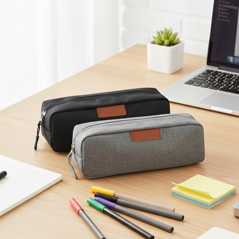 Compact Canvas Pen Organizer Pouch Bowlift
