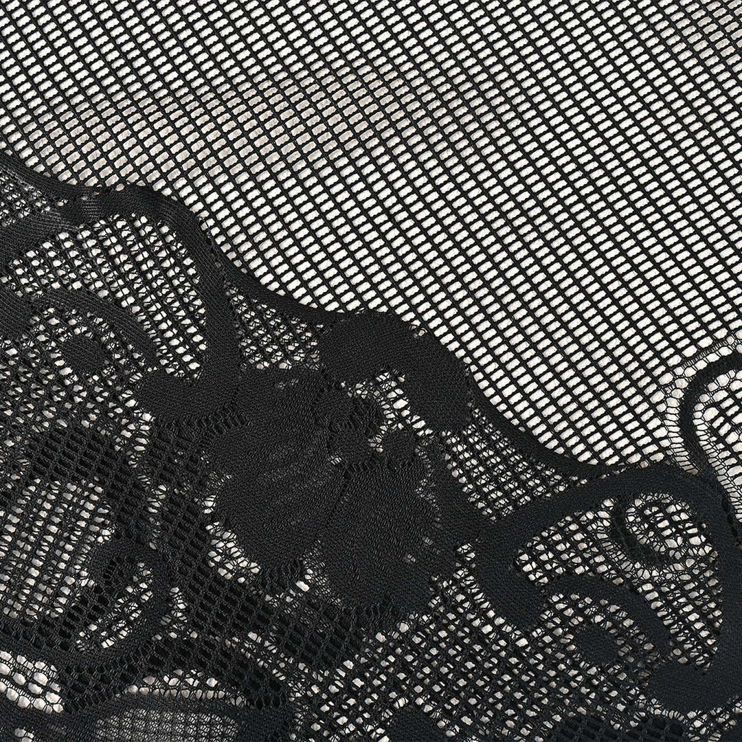 Floral Lace Sheer Window Curtain
