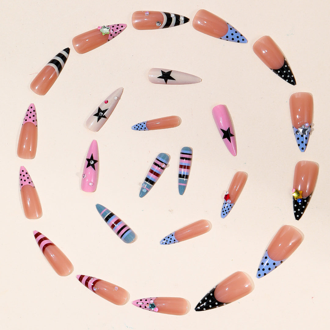 Decorative Stiletto Nail Art Extensions Bowlift 1789713184