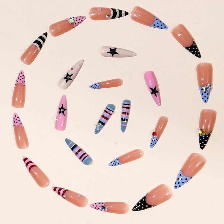 Decorative Stiletto Nail Art Extensions Bowlift 1789713184