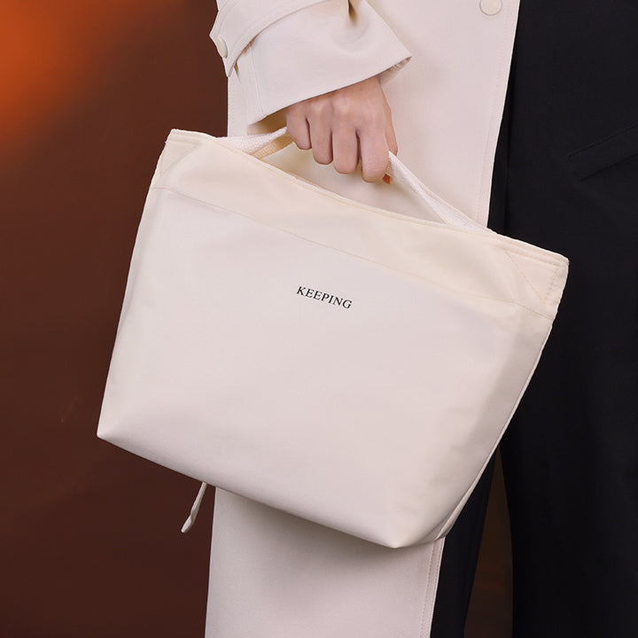 Stylish Tote Bag with Innovative Compartment Design Bowlift