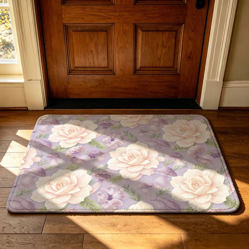 Decorative Football-Themed Area Mat