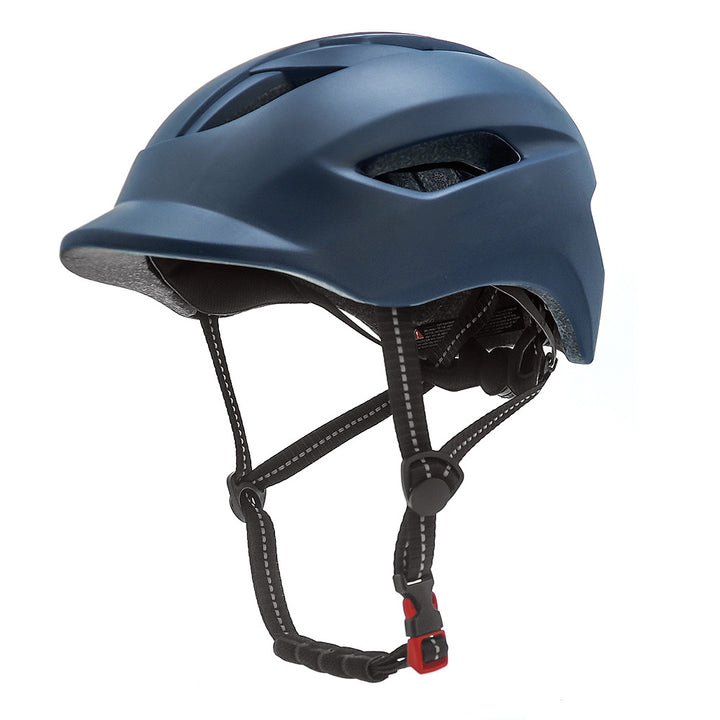 urban commuter cycling helmet with adjustable retention and integrated visor Bowlift