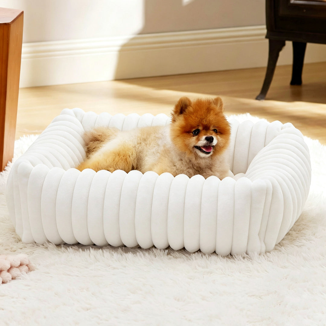 Luxurious Bolstered  Lounge  Dog Bed