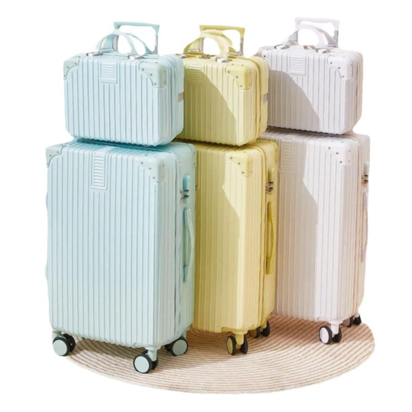 Unisex Durable Expandable Hard-Shell Luggage Bowlift