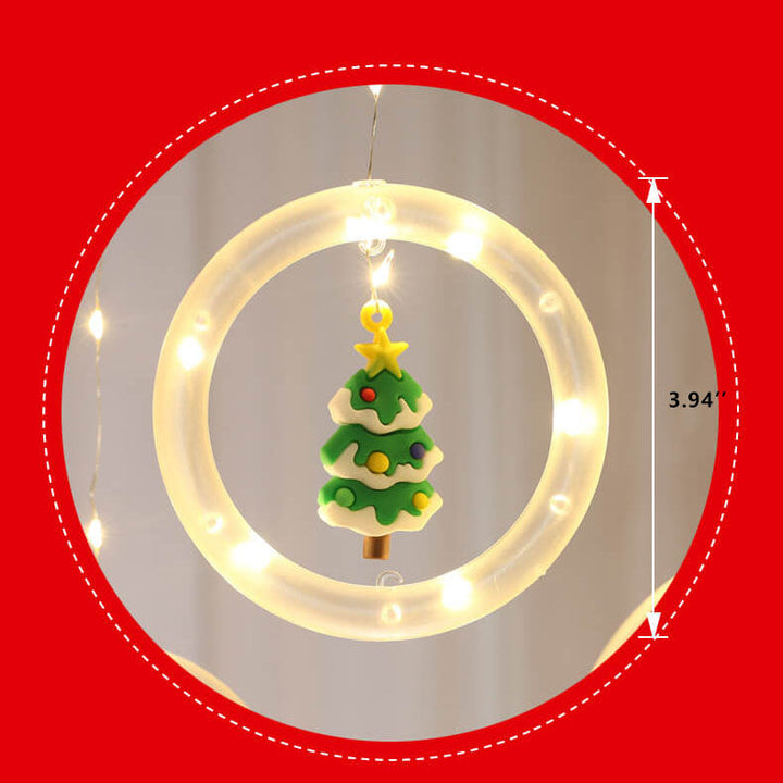 BowLift | Christmas Circle Doll Hanging Decoration 10 LED USB String Lights