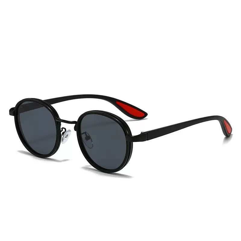 Retro Round Frame Sunglasses
