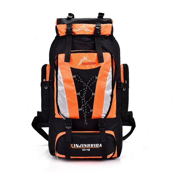 Unisex large trekking backpack with volume expansion and ergonomic carrying system Bowlift
