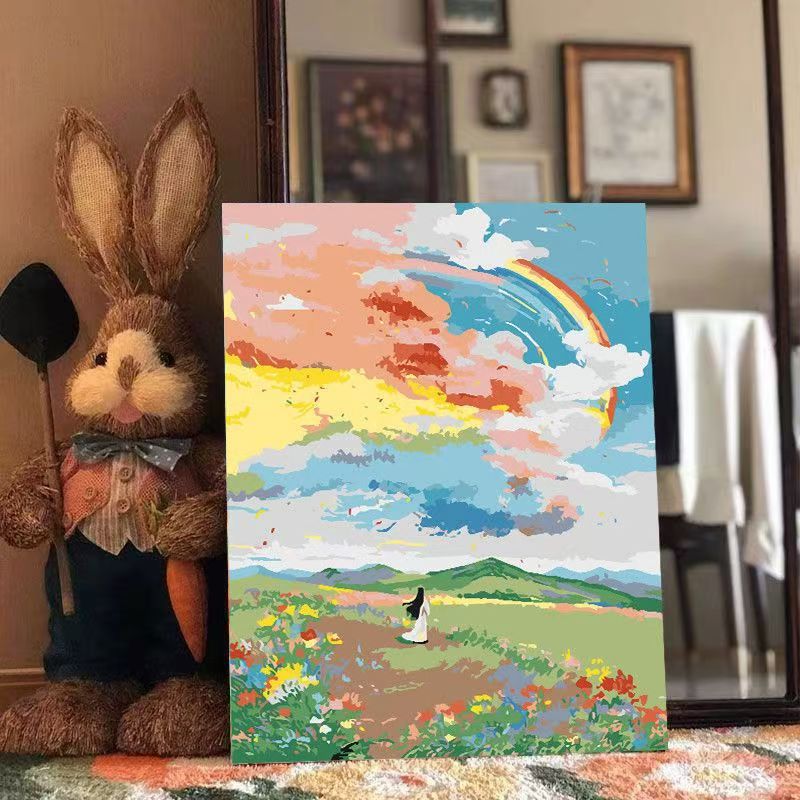 Artistic Heart-Themed Canvas Artwork Bowlift