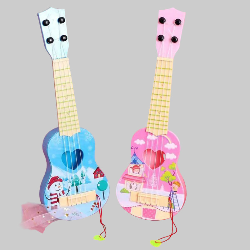 Decorative Ukulele Toy Bowlift
