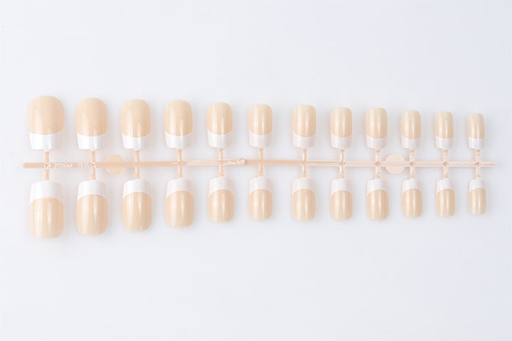 Glossy Natural-Shape Press-On Nails Bowlift