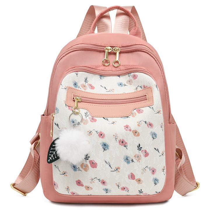 Floral Patterned Casual Backpack Bowlift
