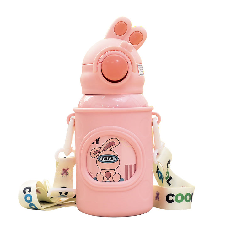 Insulated drinking bottle with playful animal design Bowlift