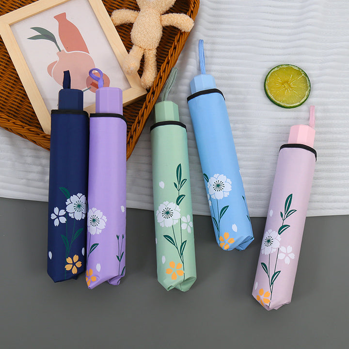 Ladies flower decorated umbrella Bowlift