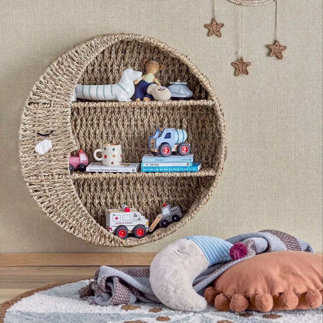 Decorative Wall Basket in Wave Pattern Bowlift