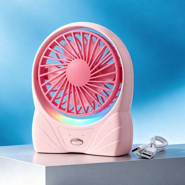 Women's portable table fan with LED display Bowlift