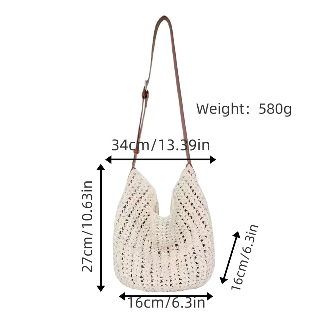 Hand-knotted shoulder bag Bowlift