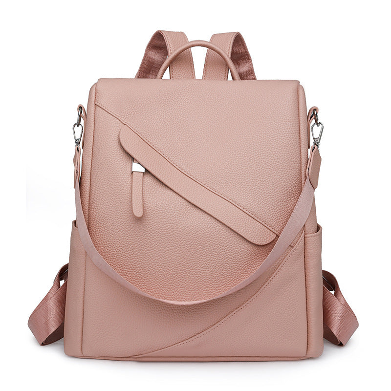 Elegant Leather Laptop Backpack Bowlift