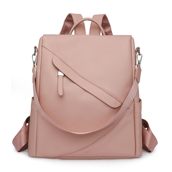 Elegant Leather Laptop Backpack Bowlift